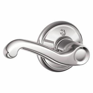 SCHLAGE F170 FLA 625 RH Door Lever Lockset, Grade 2, Flair, Bright Chrome, Not Keyed | CT9YDF 49ZM83