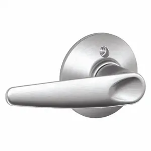 SCHLAGE F170 JAZ 626 Door Lever Lockset, Grade 2, Jazz, Satin Chrome, Not Keyed | CT9YHR 49ZN04