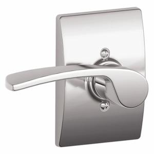 SCHLAGE F170 MER 625 CEN RH Door Lever Lockset, Grade 2, Merano/Century, Bright Chrome, Not Keyed | CT9YNR 49ZN21