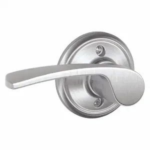 SCHLAGE F170 MER 626 RH Door Lever Lockset, Grade 2, Merano, Satin Chrome, Not Keyed | CT9YMX 49ZN27