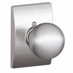 SCHLAGE F170 MNH 626 CEN LH Door Lever Lockset, Grade 2, Manhattan/Century, Satin Chrome, Not Keyed | CT9YMA 49ZN44