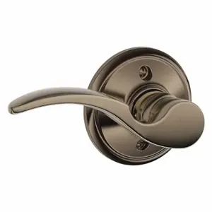 SCHLAGE F170 STA 620 LH Door Lever Lockset, Grade 2, St Annes, Antique Pewter, Not Keyed | CT9YPX 49ZN76