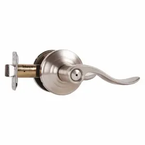 SCHLAGE F40 ACC 619 AND Door Lever Lockset, Grade 2, Accent/Andover, Satin Nickel, Different | CT9XMW 457H80