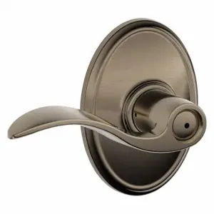 SCHLAGE F40 ACC 620 WKF Door Lever Lockset, Grade 2, Accent/Wakefield, Antique Nickel, Different | CT9XRM 457H88