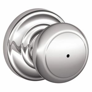 SCHLAGE F40 AND 625 AND Knob Lockset, 2, Andover, Bright Chrome, Not Keyed | CU2ABG 457G73