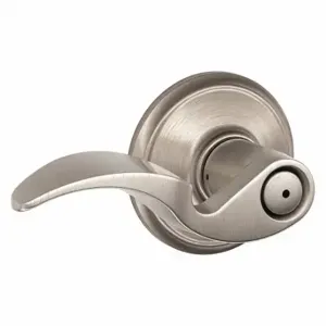 SCHLAGE F40 AVA 619 Door Lever Lockset, Grade 2, Avila, Satin Nickel, Different | CT9XVE 457J11