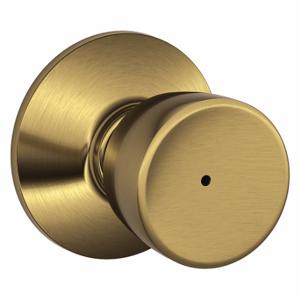SCHLAGE F40 BEL 609 Knob Lockset, 2, Bell, Antique Brass, Not Keyed | CT9ZNP 49ZP24