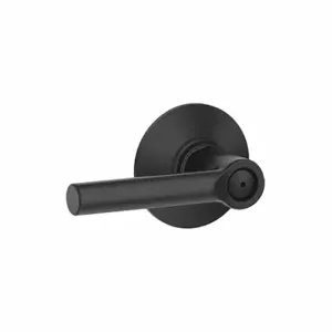 SCHLAGE F40 BRW 622 Door Lever Lockset, Grade 2, Broadway, Black Powder Coat, Different | CT9XXV 457J27