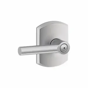 SCHLAGE F40 BRW 626 GRW Door Lever Lockset, Grade 2, Broadway/Greenwich, Satin Chrome, Different | CT9XZJ 457J31