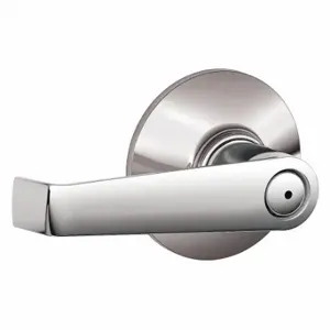 SCHLAGE F40 ELA 625 Door Lever Lockset, Grade 2, Elan, Bright Chrome, Not Keyed | CT9YBX 49ZP48