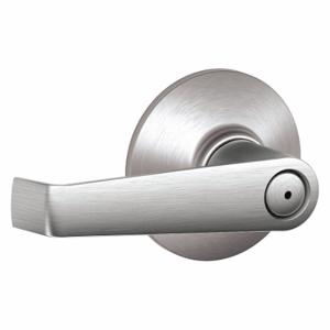 SCHLAGE F40 ELA 626X625 Door Lever Lockset, Grade 2, Elan, Bright Chrome/Satin Chrome, Different | CT9YBV 457J73