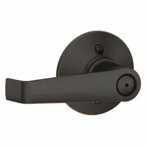 SCHLAGE F40 ELA 716 Door Lever Lockset, Grade 2, Elan, Antique Bronze, Different | CT9YBN 457J75