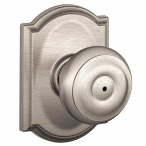 SCHLAGE F40 GEO 619 CAM-Knopfschloss-Set, 2, Georgian/Camelot, Satin-Nickel, nicht verschlüsselt | CT9ZTP 49ZF28