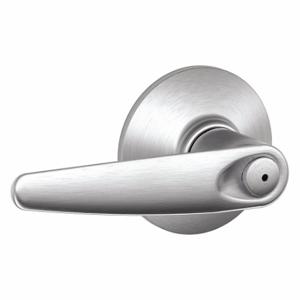 SCHLAGE F40 JAZ 626 Door Lever Lockset, Grade 2, Jazz, Satin Chrome, Not Keyed | CT9YHQ 49ZP61