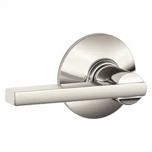 SCHLAGE F40 LAT 618 Door Lever Lockset, Grade 2, Latitude, Bright Nickel, Different | CT9YJF 457K03