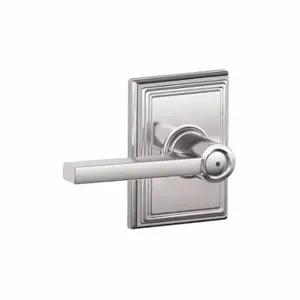 SCHLAGE F40 LAT 625 ADD Door Lever Lockset, Grade 2, Latitude/Addison, Bright Chrome, Different, Lever | CT9YJV 457K11