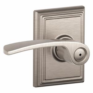 SCHLAGE F40 MER 619 ADD Door Lever Lockset, Grade 2, Meraon/Addison, Satin Nickel, Different | CT9YPL 457K15