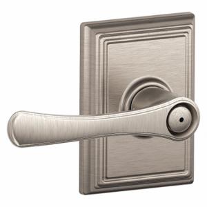 SCHLAGE F40 VLA 619 ADD Door Lever Lockset, Grade 2, Avila/Addison, Satin Nickel, Different | CT9XVQ 457K26