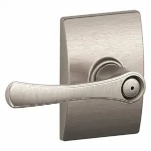 SCHLAGE F40 VLA 619 CEN Door Lever Lockset, Grade 2, Avila/Century, Satin Nickel, Different | CT9XVU 457K27