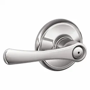 SCHLAGE F40 VLA 625 Door Lever Lockset, Grade 2, Avila, Bright Chrome, Not Keyed | CT9XUZ 49ZR18