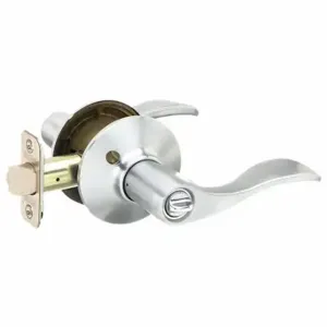 SCHLAGE F51A ACC 626 Door Lever Lockset, Grade 2, Accent, Satin Chrome, Different | CT9XLG 45EH01