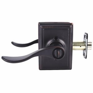 SCHLAGE F51A ACC 716 ADD Door Lever Lockset, Grade 2, Accent/Addison, Antique Bronze, Different | CT9XLU 457K33