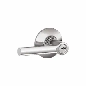 SCHLAGE F51A BRW 625 Door Lever Lockset, Grade 2, Broadway, Bright Chrome, Different | CT9XXX 457K37