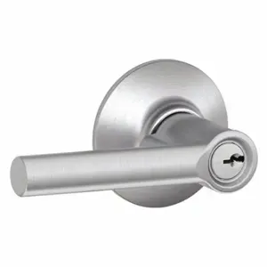 SCHLAGE F51A BRW 626 Door Lever Lockset, Grade 2, Broadway, Satin Chrome, Different | CT9XYA 457K38