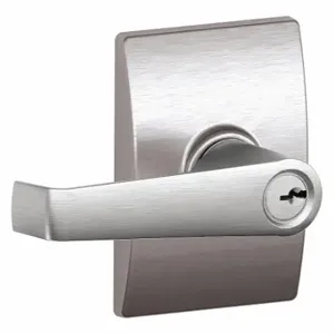 SCHLAGE F51A ELA 626 CEN Door Lever Lockset, Grade 2, Elan/Century, Satin Chrome, Different | CT9YCE 49ZR95