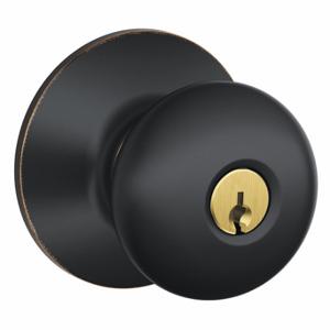 SCHLAGE F51A PLY 716 Knaufschloss, 2, Plymouth, Antikbronze, anders | CU2AEW 45EH35