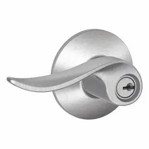 SCHLAGE F51A SAC 626 Door Lever Lockset, Grade 2, Sacramento, Satin Chrome, Different | CT9YPT 49ZT42