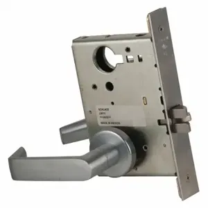 SCHLAGE L9010 06A 626 Schlage Mortise Passage Lockset, Not Keyed | CT9ZBJ 28XX89