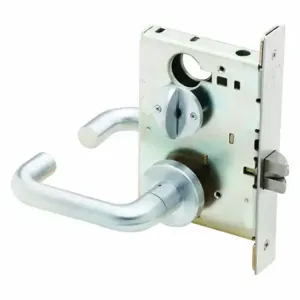 SCHLAGE L9040 03A 626 Mortise Lockset, Grade 1, L Tubular, Satin Chrome, Not Keyed | CT9ZAT 46TN33