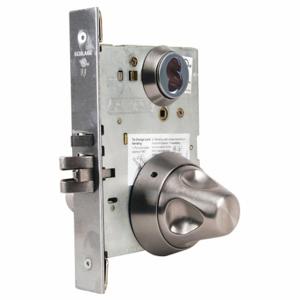 SCHLAGE L9070BD SK1 630 Door Lever Lockset, 1, Anti Ligature Knob, Stainless Steel, Not Keyed | CT9XJD 457D07
