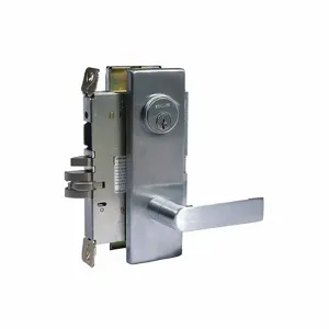 SCHLAGE L9080P 06N 626 Schlage Mortise Storeroom Lockset, Lever, Storeroom | CT9ZBP 28XY21