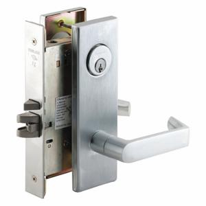 SCHLAGE L9092EUBD 06N 626 Mortise Lockset, Grade 1, 06N, Satin Chrome, Different, Lever | CT9YZJ 53JZ94