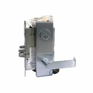 SCHLAGE L9092EUP 06N 626 RX Mortise Lockset, Grade 1, 06N, Satin Chrome, Different | CT9YZH 53KA02