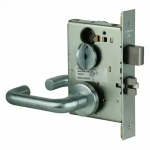 SCHLAGE L9453P 03A 626 KD C123 KWY Mortise Lockset, Grade 1, L Tubular, Satin Chrome, Different, Lever | CT9ZAQ 46TN48