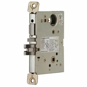 SCHLAGE L9456LB RH 134 Mortise Lockset, Lock Body, L9000, Corridor, Satin Chrome Fire Rated, L9000 | CU2AGJ 28XY33