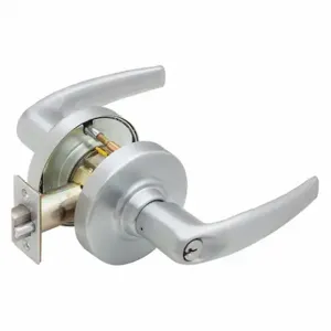 SCHLAGE ND80PDEU ATH 626 Electronic Lock, Grade 1, Nd Athens, Satin Chrome, Different | CT9YQF 28XZ80