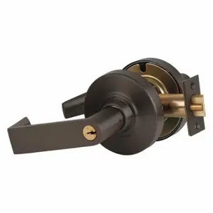 SCHLAGE ND75PD RHO 613 C123 Lever, Grade 1, Nd Rhodes, Oil Rubbed Bronze, Different | CT9YVV 36Z333