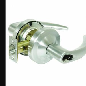 SCHLAGE ND70JD OME 626 Lever, Grade 1, Nd Omega, Satin Chrome, Not Keyed, Lever, Cylindrical | CT9YVP 46TN82