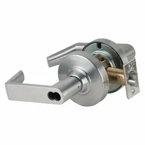 SCHLAGE ND95JD RHO 626 Lever, Grade 1, Nd Rhodes, Satin Chrome, Not Keyed, Lever, Classroom | CT9YWU 46TP10