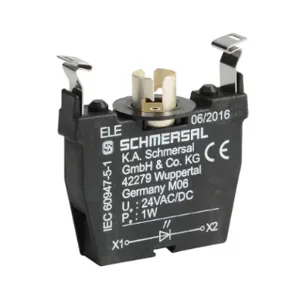 SCHMERSAL ELE Light Terminal Block, 24 VAC/VDC | CV7DEW