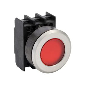 SCHMERSAL EML.VRT Illuminated Indicating Light, Permanent Light Function, IP65, 30mm, Red, 34.5mm, Round | CV7RNA