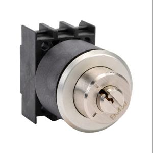 SCHMERSAL ESS21S2.V Selector Switch, IP65, 30mm, 2-Position, Maintained, Key Removable Right Position | CV7YLT