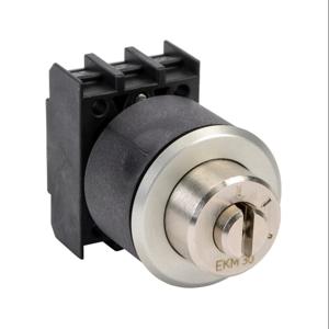 SCHMERSAL ESS32S1.V Selector Switch, IP65, 30mm, 3-Position, Maintained, Key Removable Left Position | CV7YLU