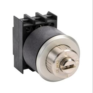SCHMERSAL ESS32S123.V Selector Switch, IP65, 30mm, 3-Position, Maintained, Key Removable Left | CV7YLV