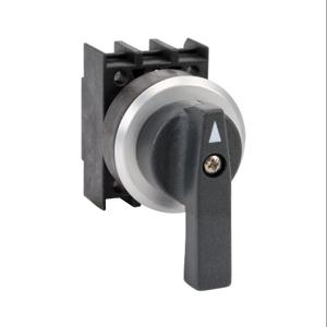 SCHMERSAL EWT32.1V Selector Switch, IP65, 30mm, 3-Position, Spring Return To Center From Right Or Left | CV7YME
