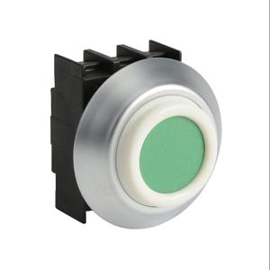 SCHMERSAL NDTGN Pushbutton, 22mm, Momentary, Operator Only, Plastic Base, Plastic Bezel, Green, Extended | CV7WUY